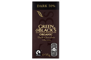 Green & Black's Organic 70% Dark Chocolate Bar 35g