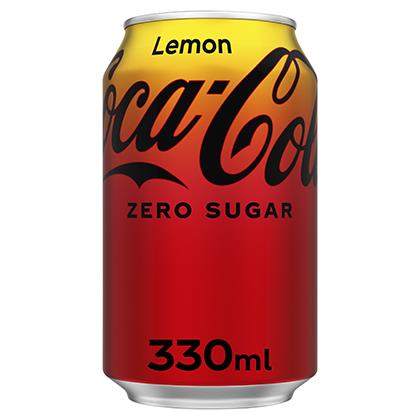 Coca Cola Zero Sugar Lemon 330ml Can 
