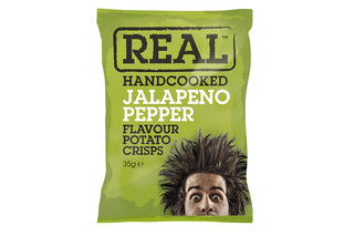 Real Hand Cooked Jalapeno Flavour Potato Crisps