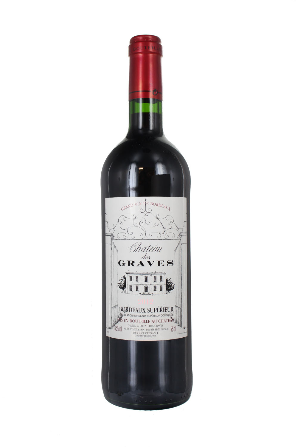 2012 Chateau des Graves, Bordeaux Superieur (Case)