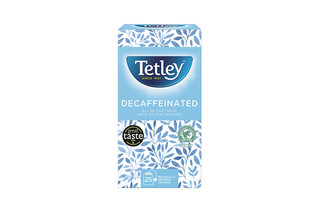 Tetley Decaf String & Tag envelope