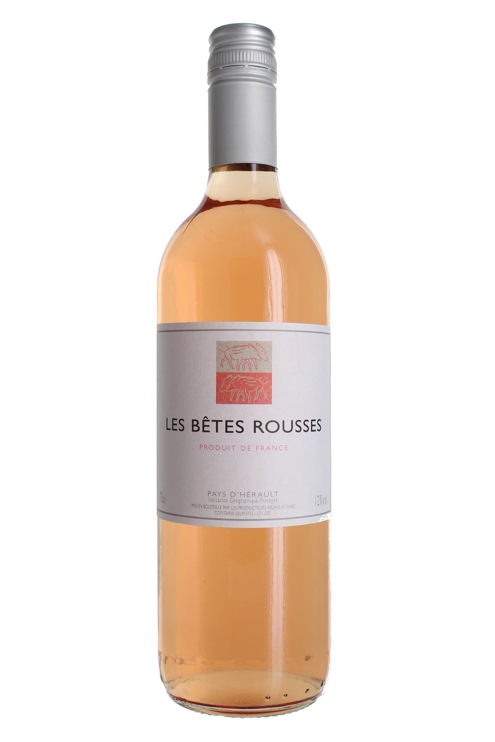 2017 Les Betes Rousses Rose, IGP Pays d'Herault (Case)