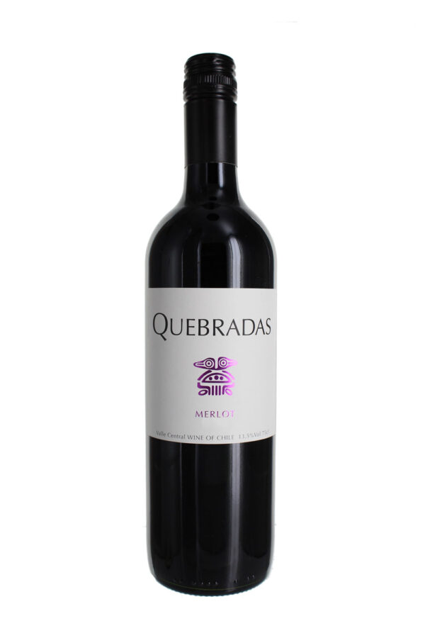 2021 Quebradas Merlot, Kupal Wines, Central Valley, Chile (Case)