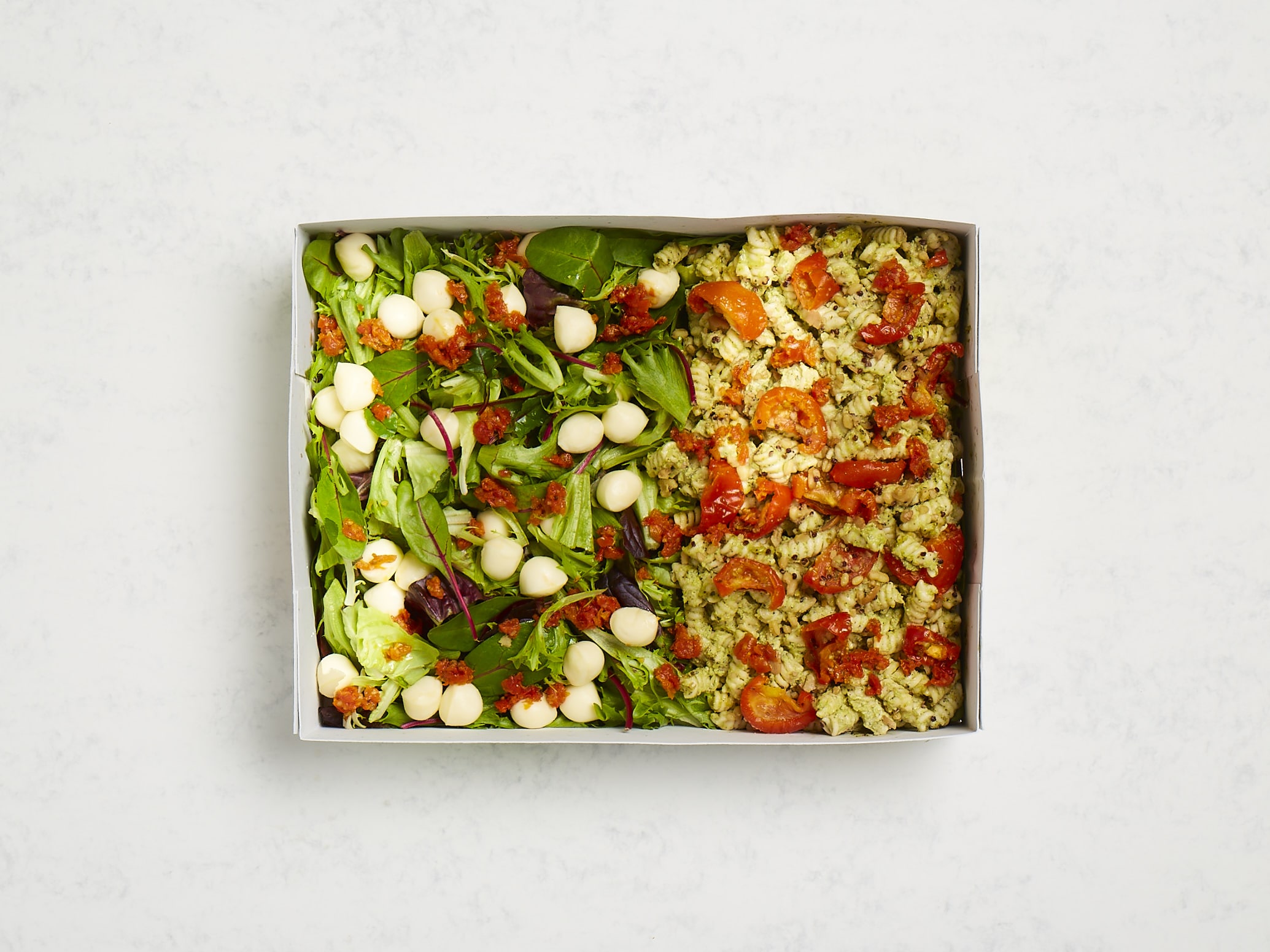Mozzarella & Pesto Pasta Platter