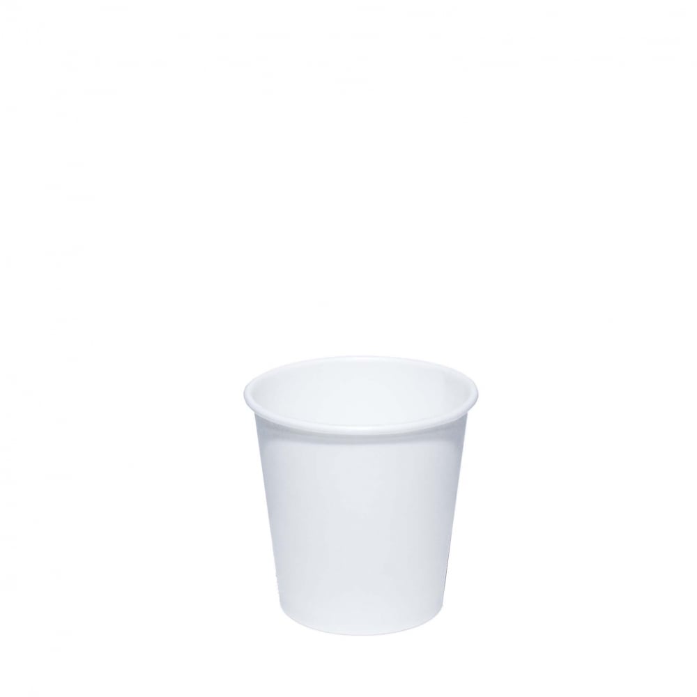 4oz White Paper Cup - Single Wall