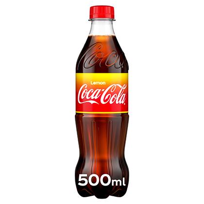 Coca Cola Original Taste Lemon 500ml Bottle 