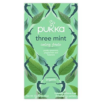 Pukka Tea Three Mint Enveloped Tea Bags