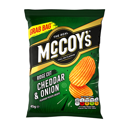 McCoys Cheddar & Onion Crisps