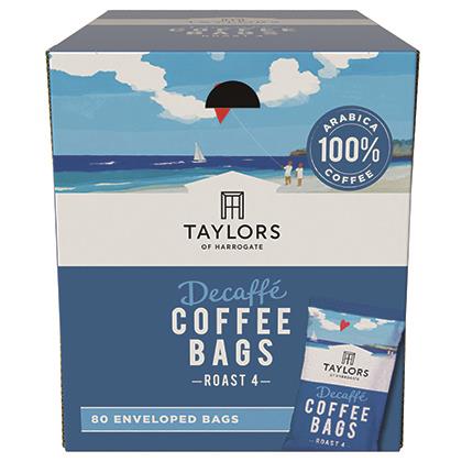 Taylor of Harrogate Decaffe Coffee Bags 