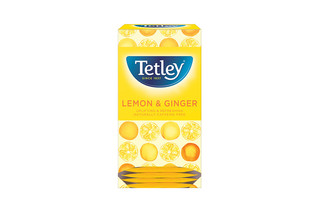 Tetley Lemon & Ginger String Tag Tea Bag