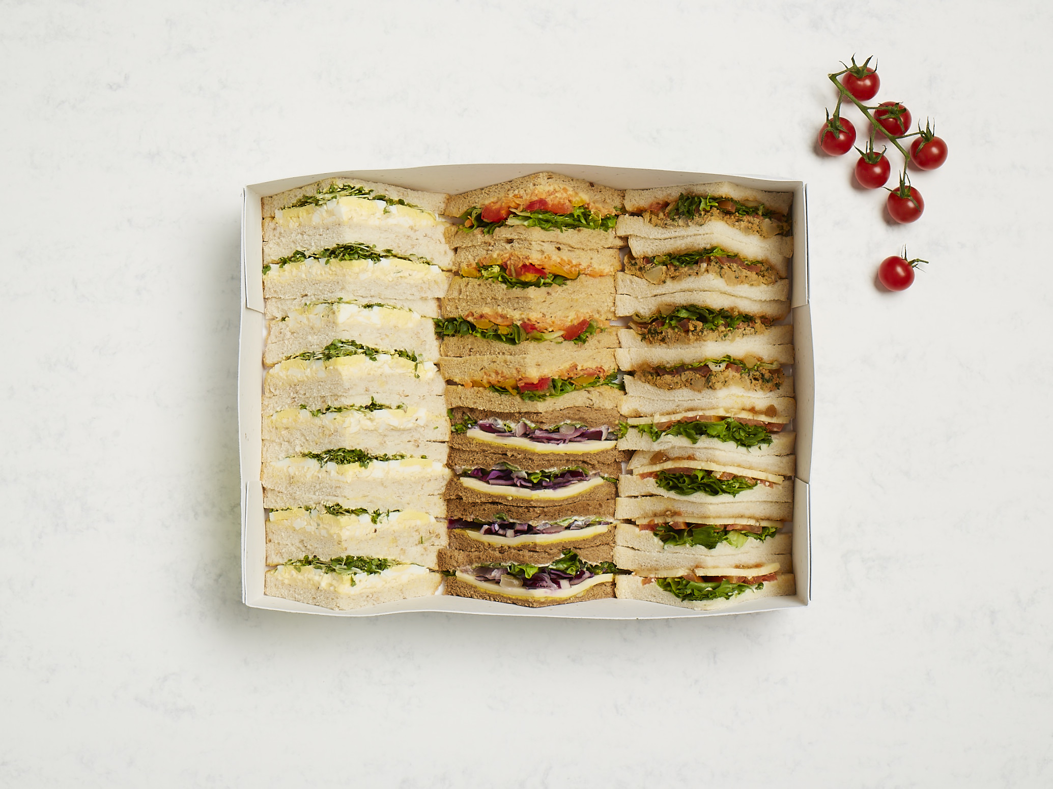 Vegetarian Sandwich Platter OfficeGroceries