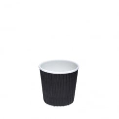 4oz Black Ripple Cup 