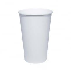 16oz White Paper Cup - Single Wall