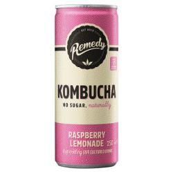 Remedy Kombucha Can Raspberry Lemonade