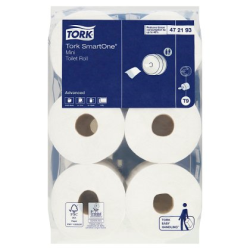 Tork® Smartone Mini Toilet Roll White 2ply