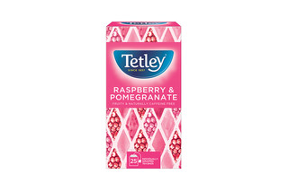 Tetley Raspberry & Pomegranite String Tag Tea Bag