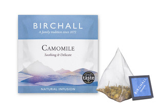 Birchall Camomile Enveloped Mesh Pyramid Tea Bags