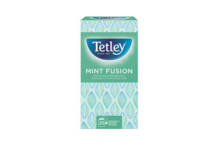 Tetley Mint Fusion String & Tag envelope