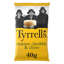 Tyrrells Cheddar Cheese & Chive Crisps