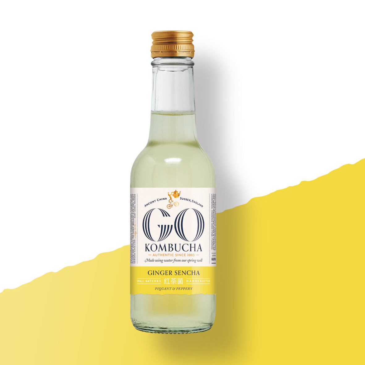 GO Kombucha Ginger Sencha 250ml