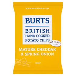 Burts Mature Cheddar Crisps Red Tractor