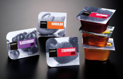 Assorted jam portions 