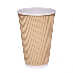 16oz Brown Ripple Cup