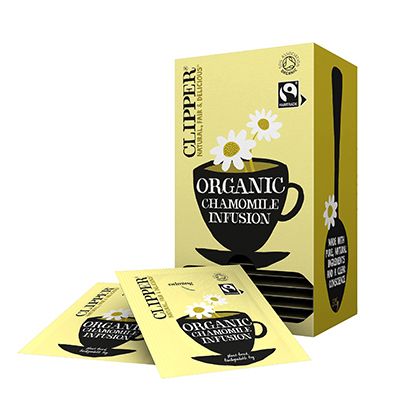 Clipper Fairtrade Organic Chamomile Envelope Tea