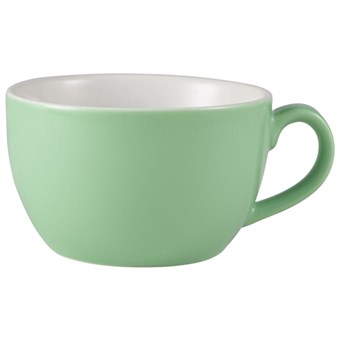 Green Royal Genware Porcelain Bowl Shaped Cup - 90ml