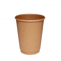 12oz Brown Paper Cup - Double Wall