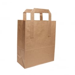 Brown Paper Bag With Handles - Small 