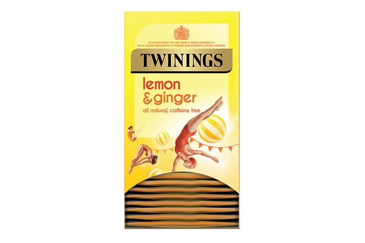 Twinings Lemon & Ginger Envelope Tagged Teabags