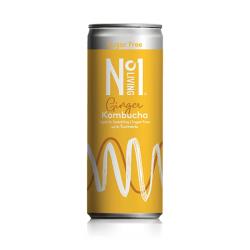 No.1 Living Ginger and Tumeric Kombucha Can 