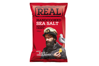 Real Handcooked Sea Salt Potato Crisps 150g