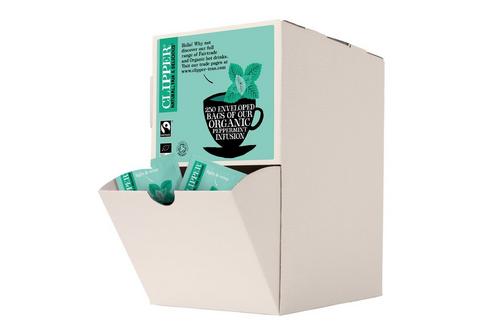 Clipper Fairtrade Organic Peppermint Infusion 25 Enveloped Tea Bags