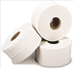 Mini Jumbo Toilet Roll White 2ply