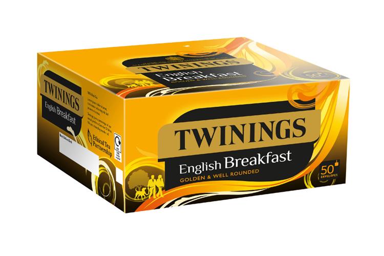 Twinings English Breakfast Enveloped Tagged Teabags