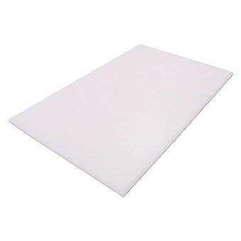 High Density White Chopping Board 45x30x1.8cm