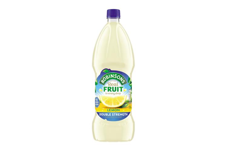 Robinsons Double Concentrate Lemon Squash (No Added Sugar)