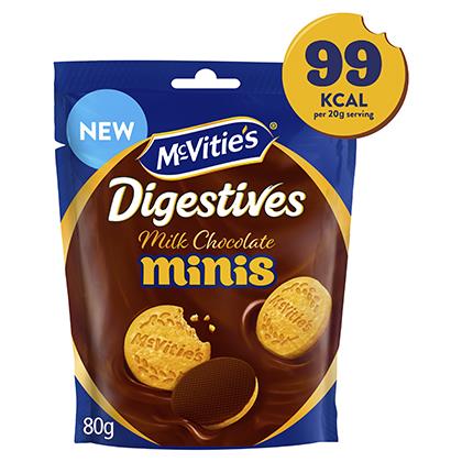McVitie's Chocolate Digestive Mini's Sharing Pouch Biscuits