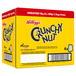 Kellogg's Crunchy Nut Cereal Bag Pack