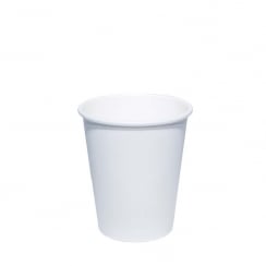 8oz White Paper Cup - Single Wall