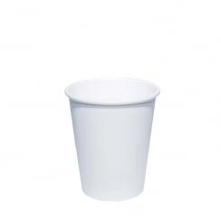 8oz White Paper Cup - Single Wall 