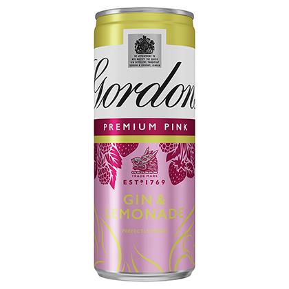 Gordons Pink Gin & lemonade