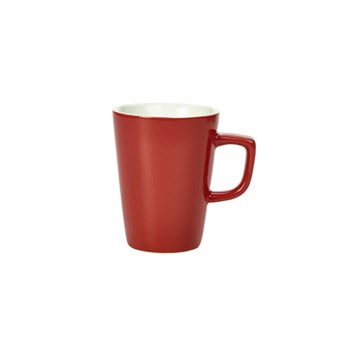 Red Royal Genware Porcelain Latte Mug - 340ml