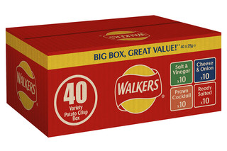 Walkers Variety Crisps 40 Box 40x25g