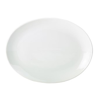 Royal Genware 21cm Porcelain Oval Plate