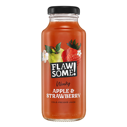 Flawsome! Apple & Strawberry cold-pressed juice 