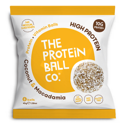 The Protein Ball Co. Coconut & Macadamia Protein Balls (Whey)