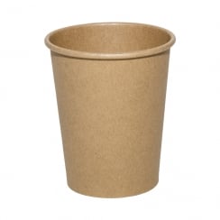 10oz Brown Paper Cup - Single Wall